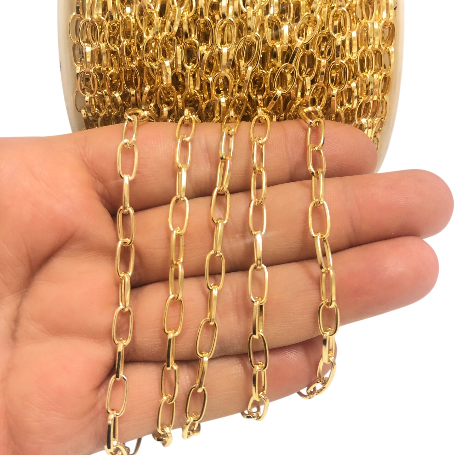 Altın Kaplama 4x9 mm Ataç Zincir