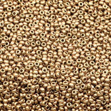 Preciosa Kum Boncuk 8/0 - 01710(Mat Altın)