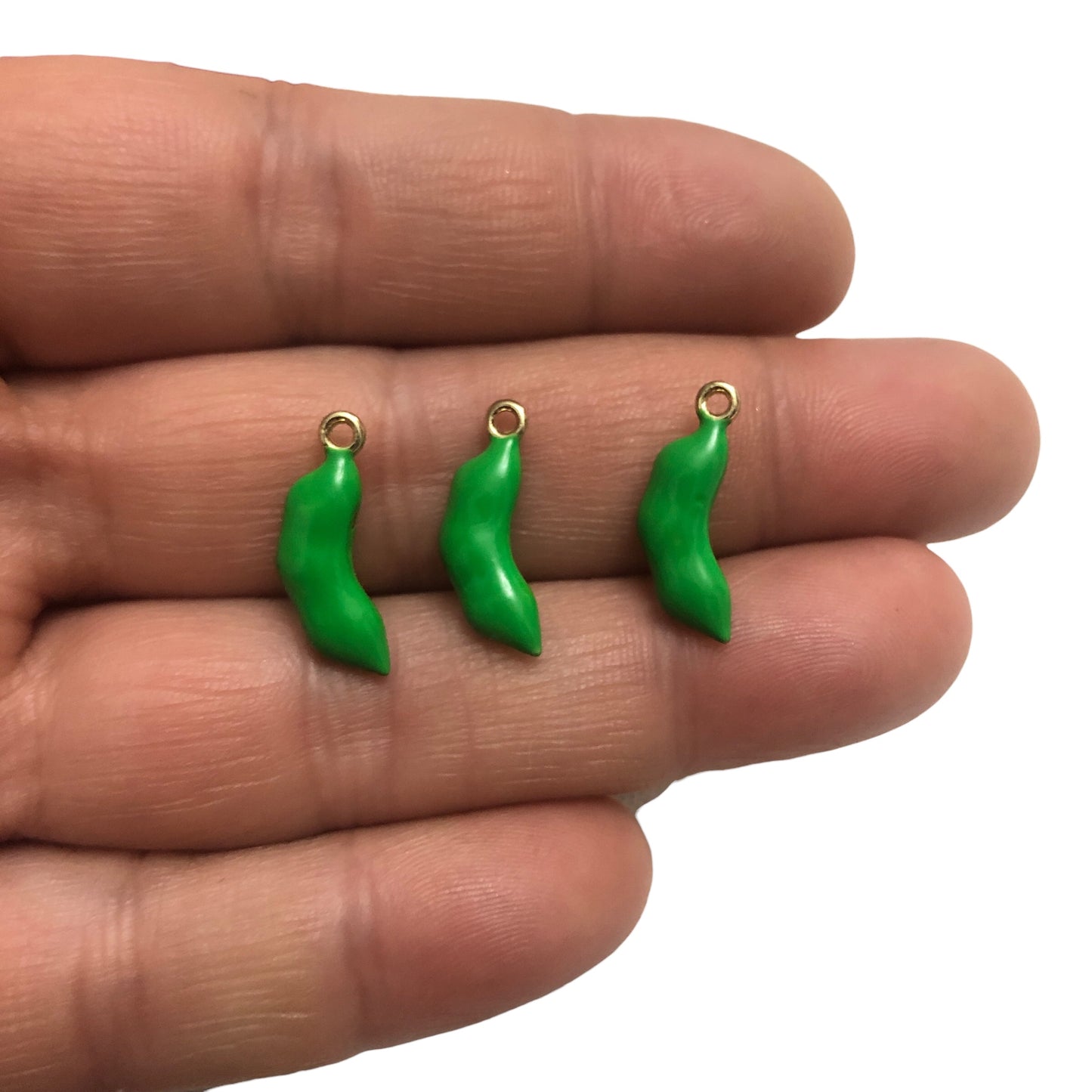 Altın Kaplama Üç boyutlu Fasülye Sallantı