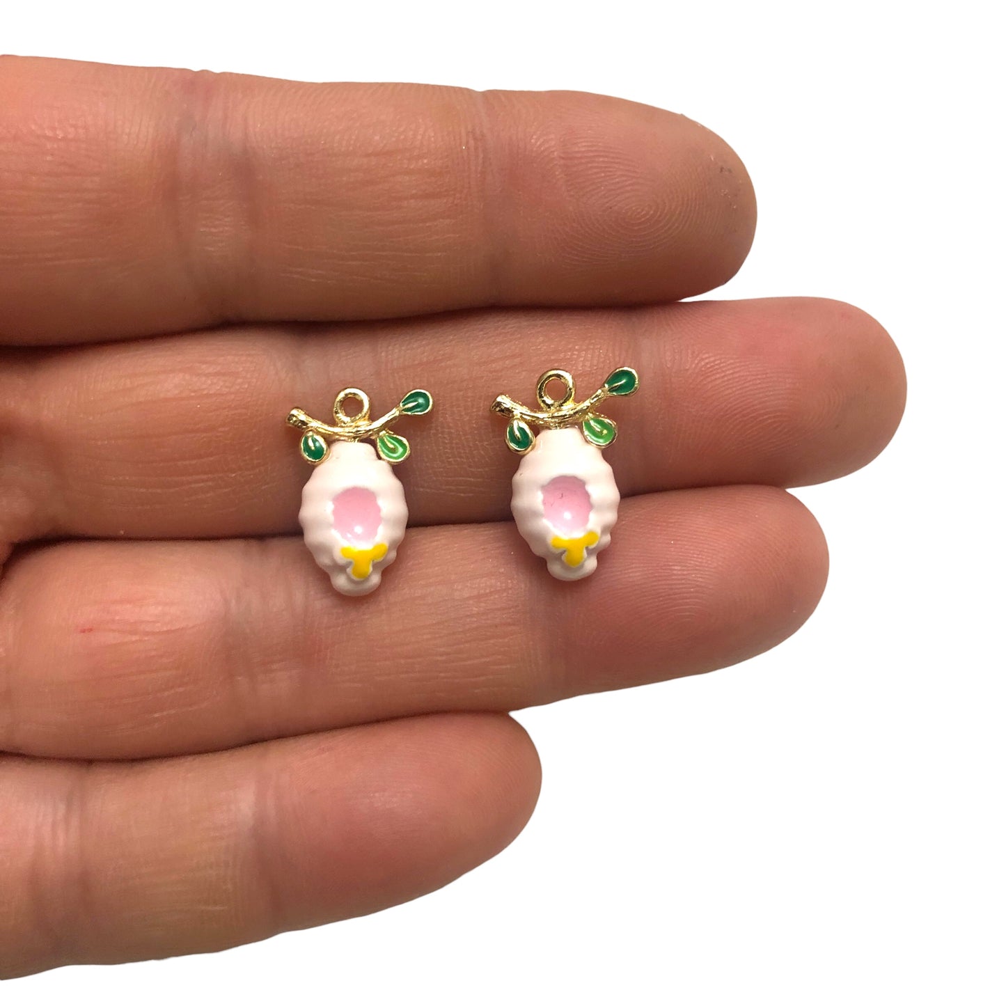 Altın Kaplama Üç boyutlu Arı Kovanı Pembe Sallantı