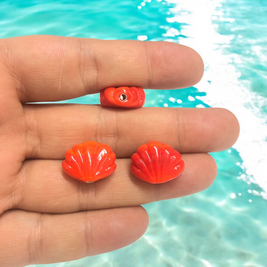 Murano Cam İstiridye Turuncu