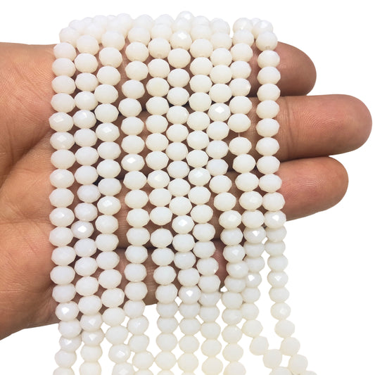 Çin Kristali 6mm - 6115 Opak Ekru