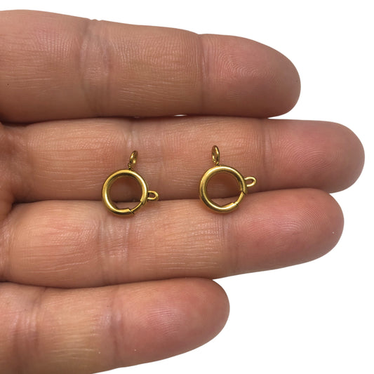 Sarı Çelik Fermuar Kilit -8mm