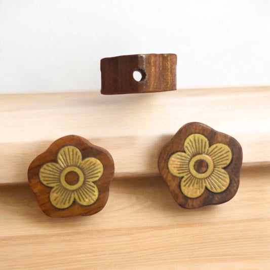 Esmer Venge Üzeri Pirinç Kakma Aparat  - 11