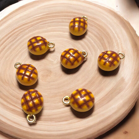 Altın Kaplama Üç boyutlu Hamburger Ekmeği  Sallantı