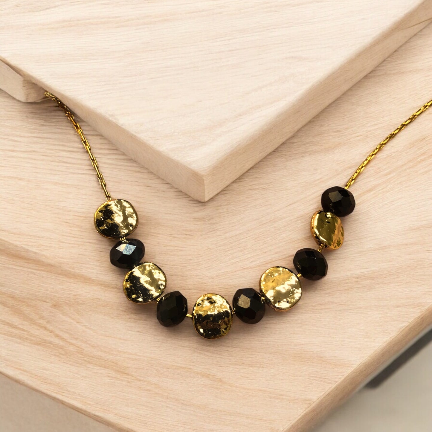 Shiny Gold Plated Circle Spacer
