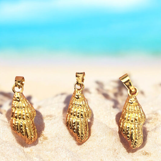 Sarı Çelik Deniz Minaresi Kolye Ucu