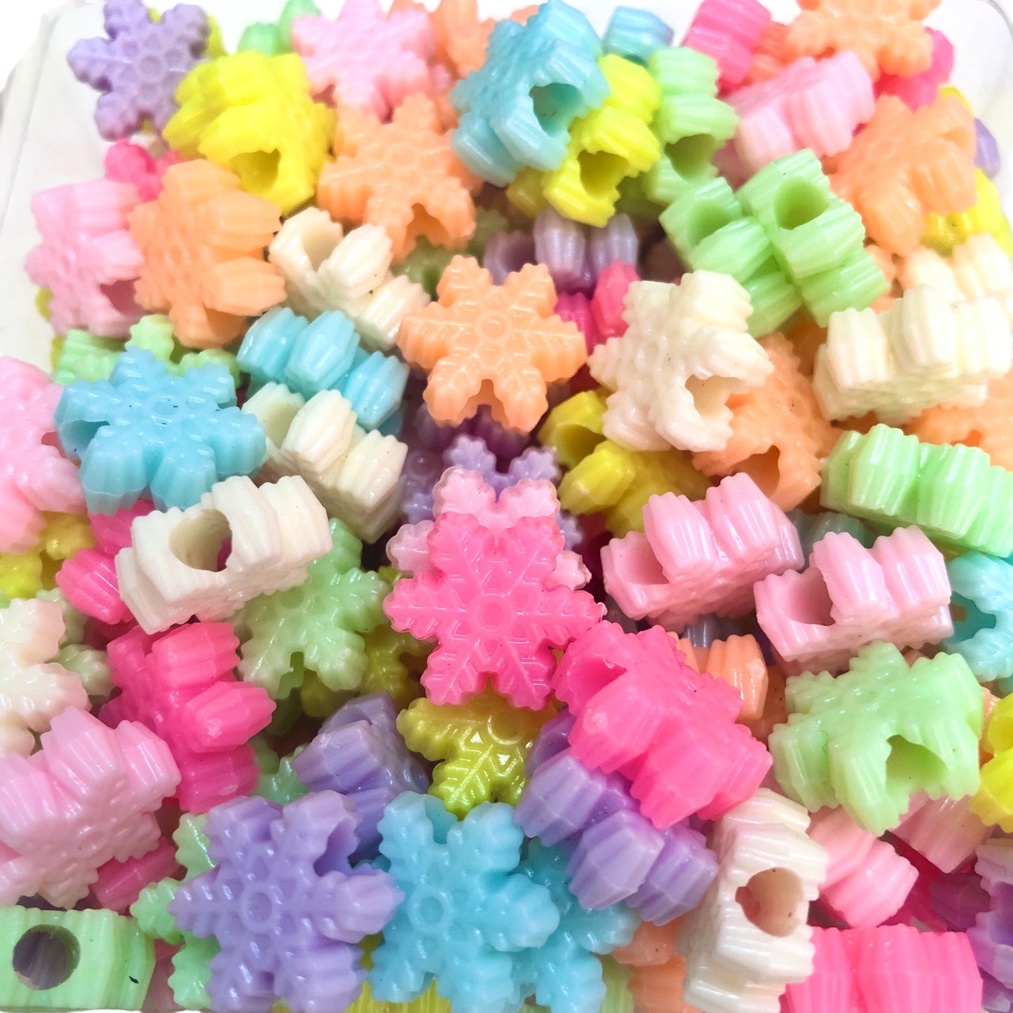 Akrilik Boncuk Kar tanesi