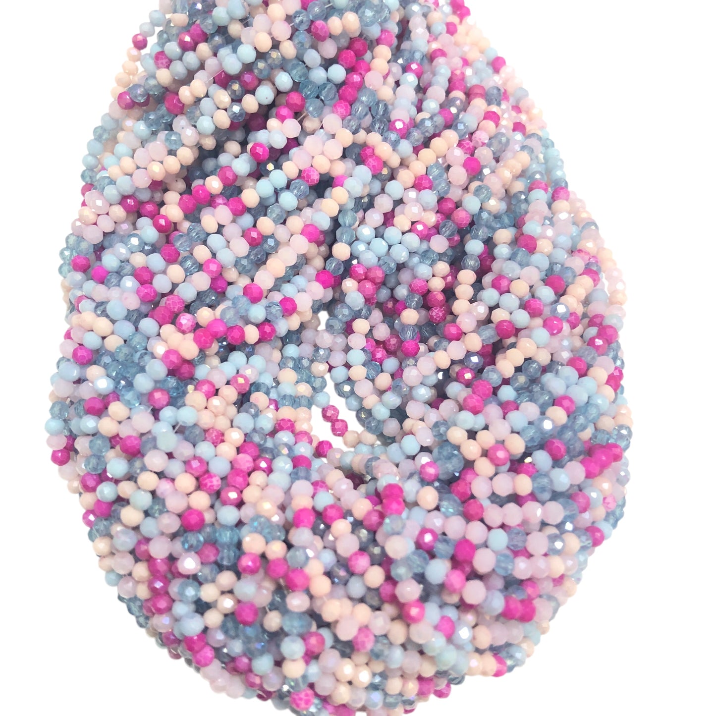 Kristal Boncuk, Mix Çin Kristali-3mm-82