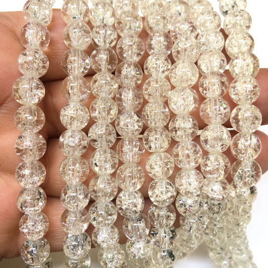 8mm Cam Boncuk -091 ( Şeffaf)