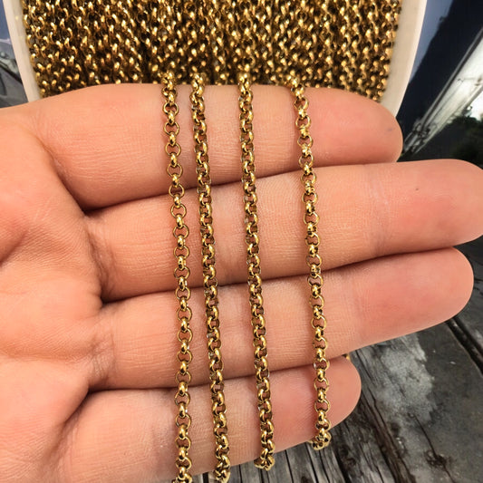 Sarı Çelik 3mm Doc Zincir