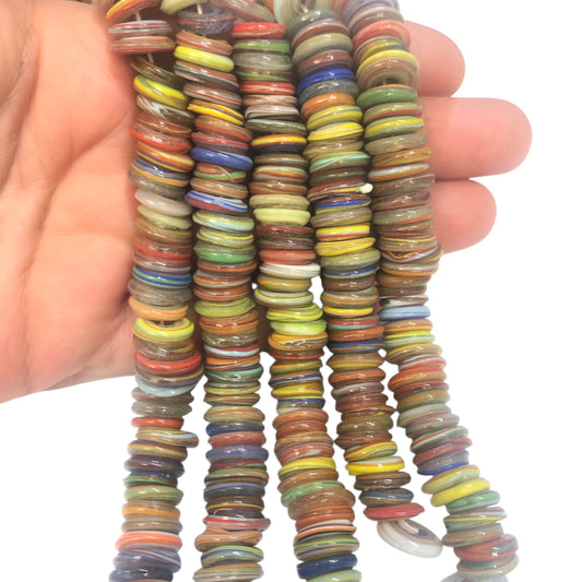 El yapımı Cam Ocak Boncuğu Rondel