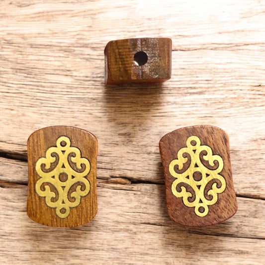 Esmer Venge Üzeri Pirinç Kakma Aparat  - 13