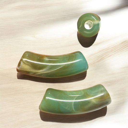 A Kalite Akrilik 11.2x34.8mm- Ebruli Mint