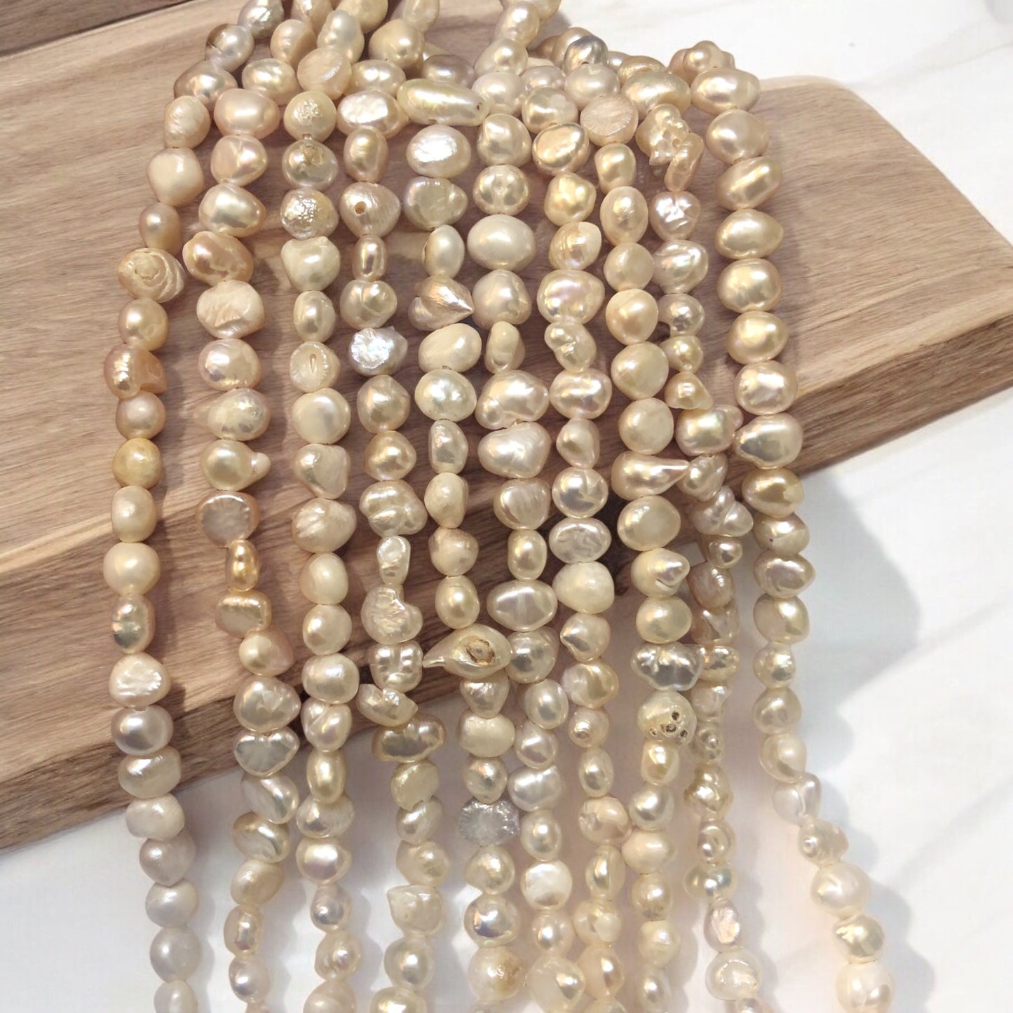 4mm Şekilsiz Doğal İnci