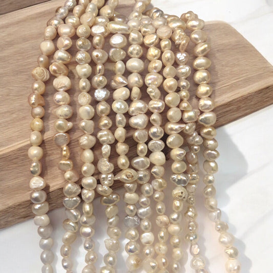 4mm Şekilsiz Doğal İnci