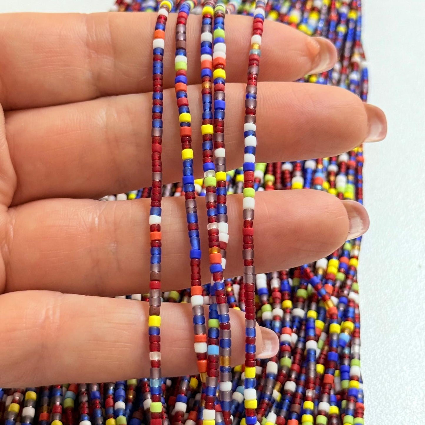 Afgan Boncuk - Mix Mavi-17