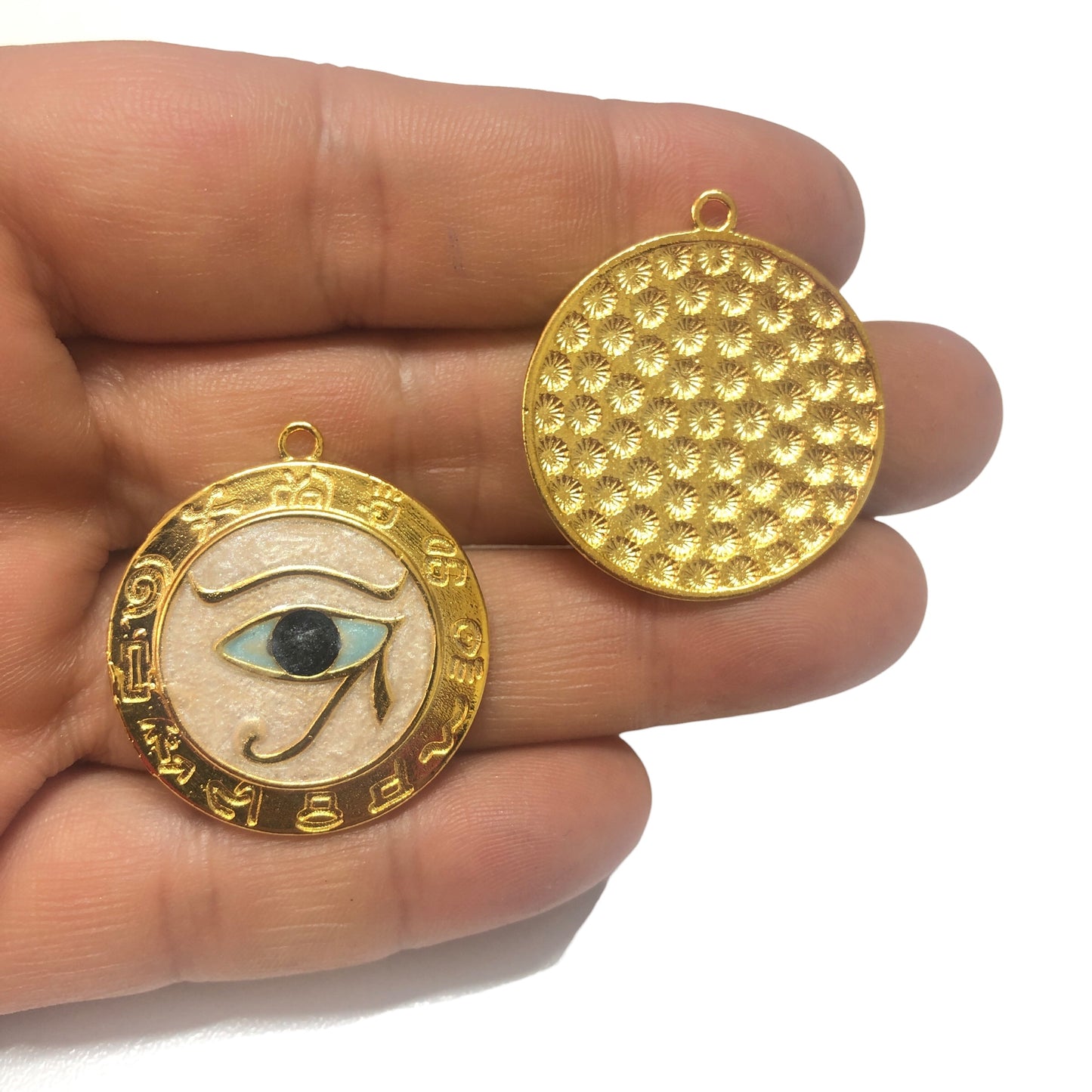 Altın Kaplama ''Horus'un Gözü ''Kolye ucu