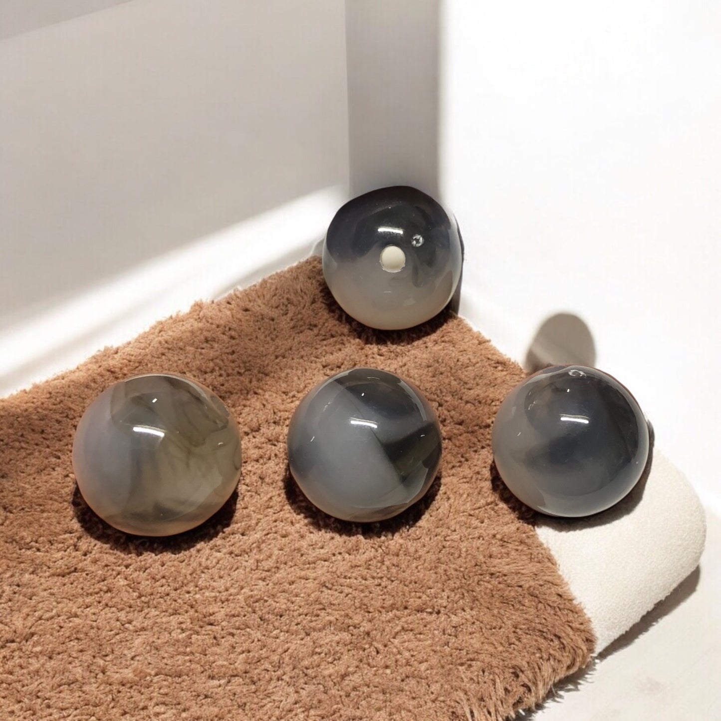 A Kalite Akrilik 18mm Top- Ebruli Gri