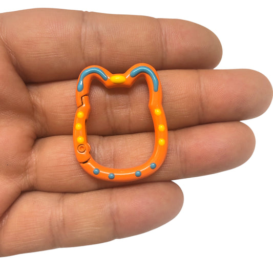 Mineli Kedi Anahtarlık Aparatı -1 - Turuncu