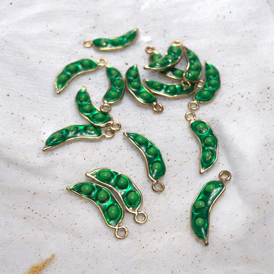 Altın Kaplama Üç boyutlu Bezelye Sallantı