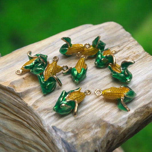 Altın Kaplama Üç boyutlu Mısır Koçanı Sallantı