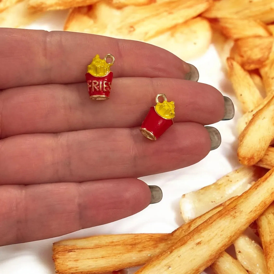 Altın Kaplama Üç boyutlu Patates Kızartması