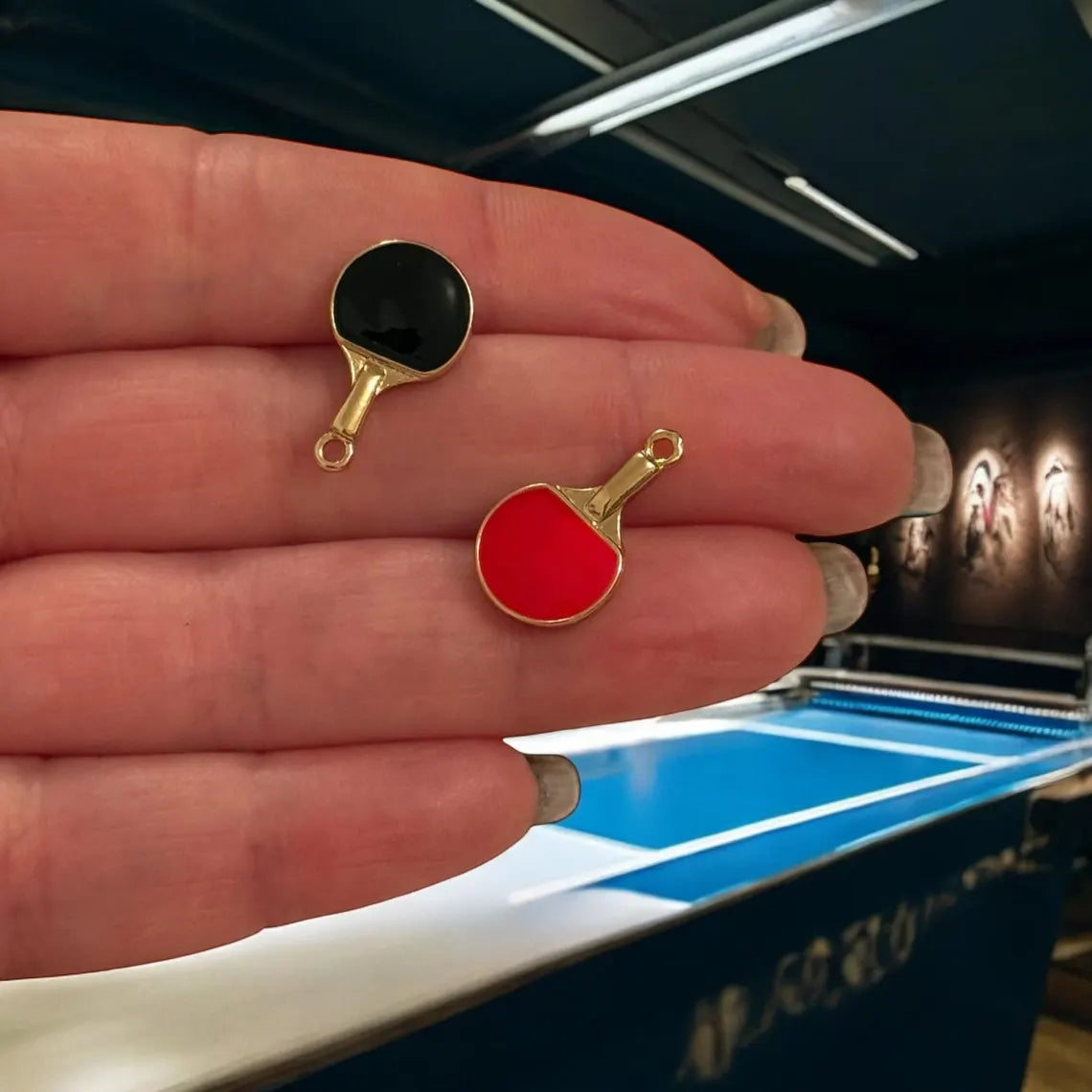 Altın Kaplama Üç boyutlu Raket