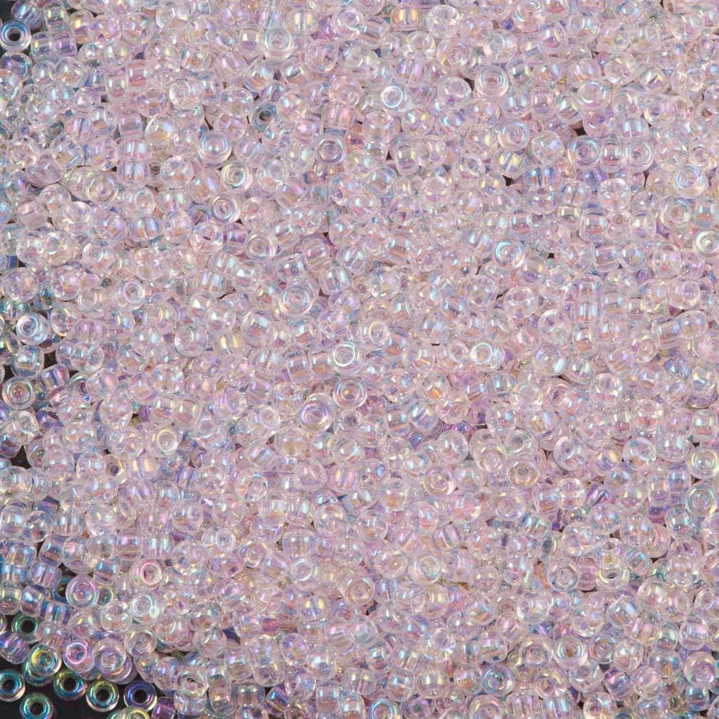 Miyuki Boncuk, MiyukiRoundBeads 8/0-0265 Transparent Pale Pink