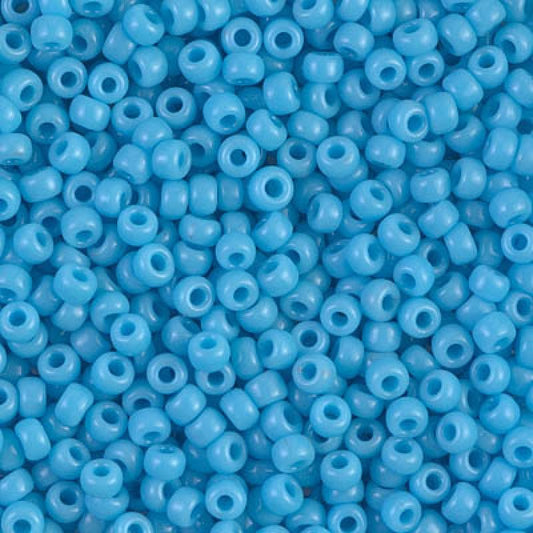 Miyuki Beads, MiyukiRoundBeads 6/0- 0413 Undurchsichtiges Türkisblau