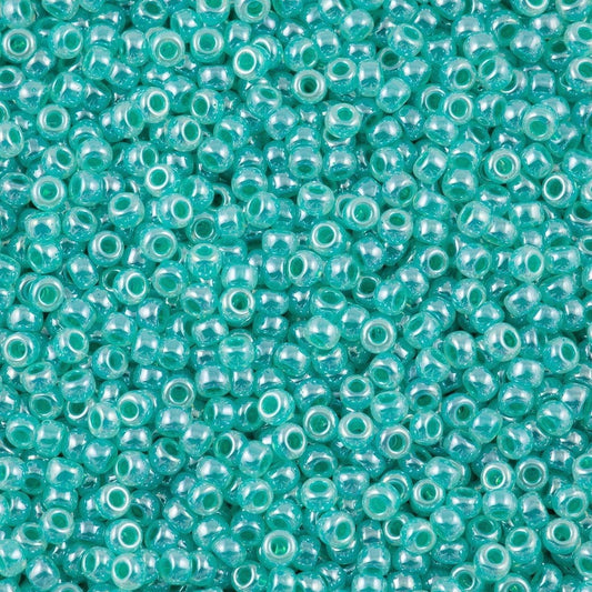Miyuki Beads, MiyukiRoundBeads 8/0-0536 Aqua Green Ceylon