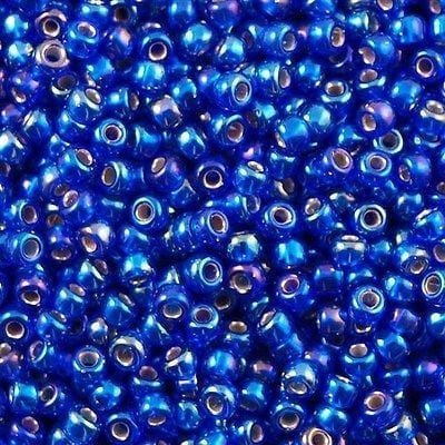 Miyuki Beads, MiyukiRoundBeads 6/0- 1020 Silver Lined Cobalt