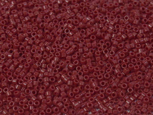 Miyuki Beads, Miyuki Delica 11/0 DB2118 Opaque Cherry Red