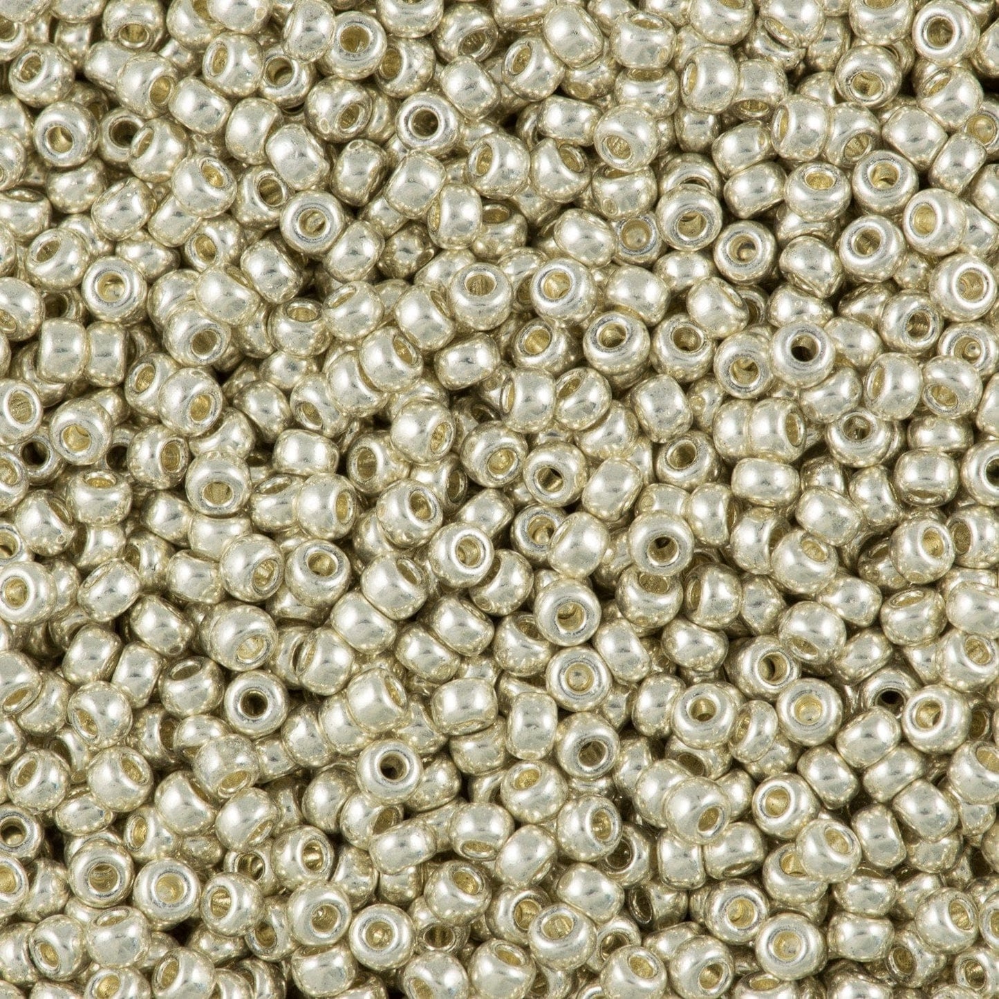 Miyuki Beads, MiyukiRoundBeads 6/0- 1051 Galvanized Silver,