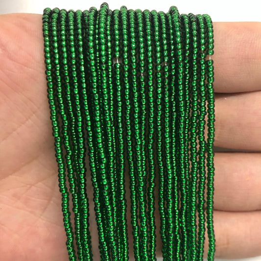 Preciosa Sand Beads 11/0 - 57060 Crystallized Dark Green
