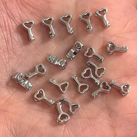 Rhodium Plated Key Spacer