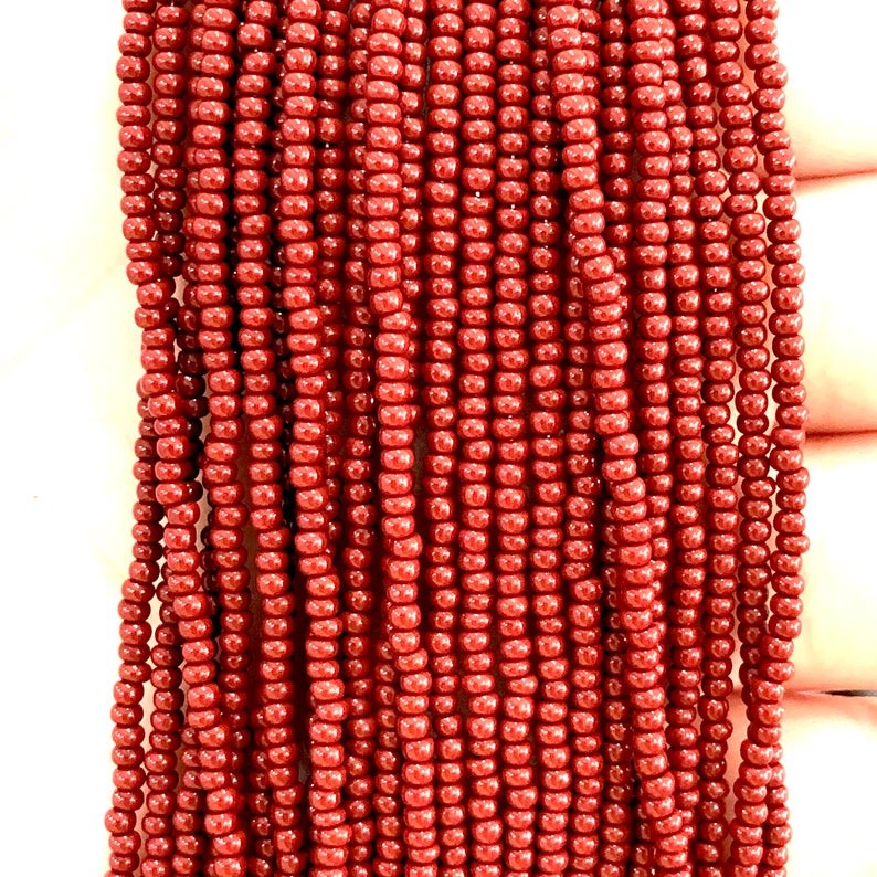 Preciosa Dizi Sand Beads 11/0 93300 Claret Red