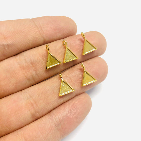 Brass Gold Plated Triangle Shaking Bracket