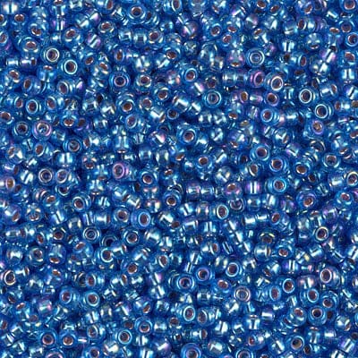 Miyuki Beads, Miyuki Round Beads11/0-1019 Silver Lined Sapphire AB