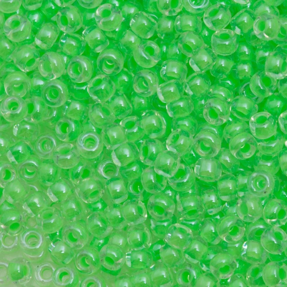 Miyuki Beads, MiyukiRoundBeads 6/0- 1120 Luminous Mint Green
