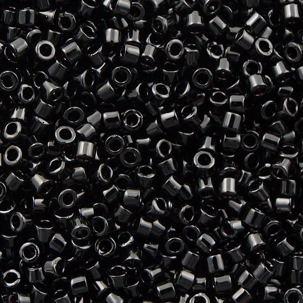 Miyuki Beads, Miyuki Delica 11/0 DB0010 Black