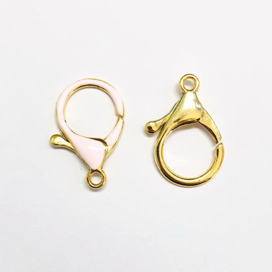 Enamel Gold Plated Parrot 3.5 cm (Baby Pink)
