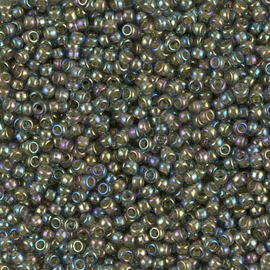 Miyuki Beads, MiyukiRoundBeads11/0-0361 Chartreuse Lined Olivine AB