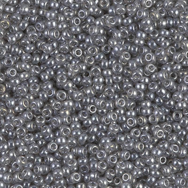 Miyuki Beads, MiyukiRoundBeads11/0-0368 Silver Luster Gray