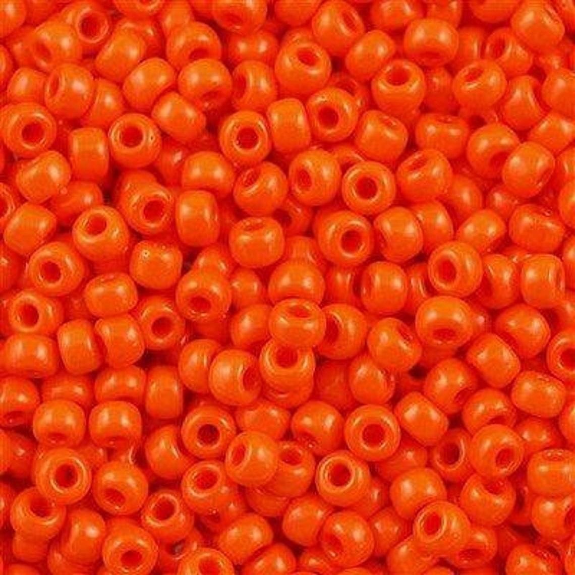 Miyuki-Perlen, MiyukiRoundBeads 8/0-0406 Undurchsichtiges Orange
