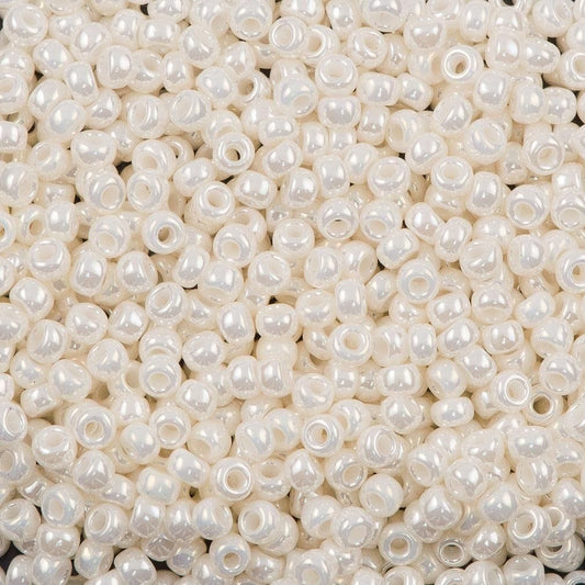 Miyuki Beads, MiyukiRoundBeads 8/0-0592 Antique Ivory Pearl Ceylon
