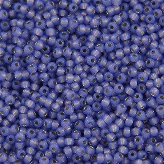 Miyuki Beads, MiyukiRoundBeads 8/0-0649 Violett S/L Alabaster gefärbt