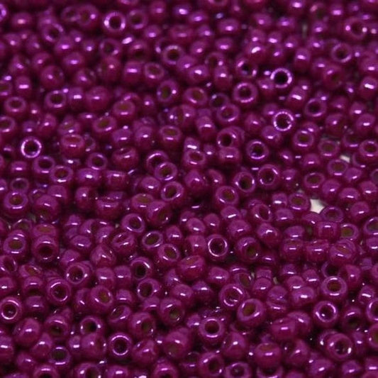 Miyuki Beads, MiyukiRoundBeads 8/0-1465L Opaque Fuchsia Glanz