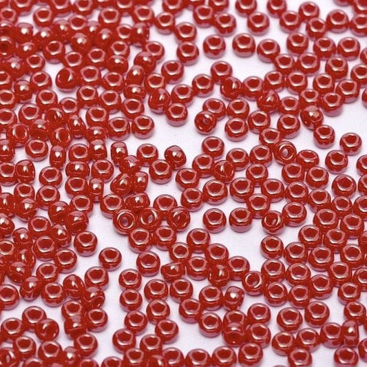 Miyuki Beads, MiyukiRoundBeads11/0-0426 Red Opaque Luster