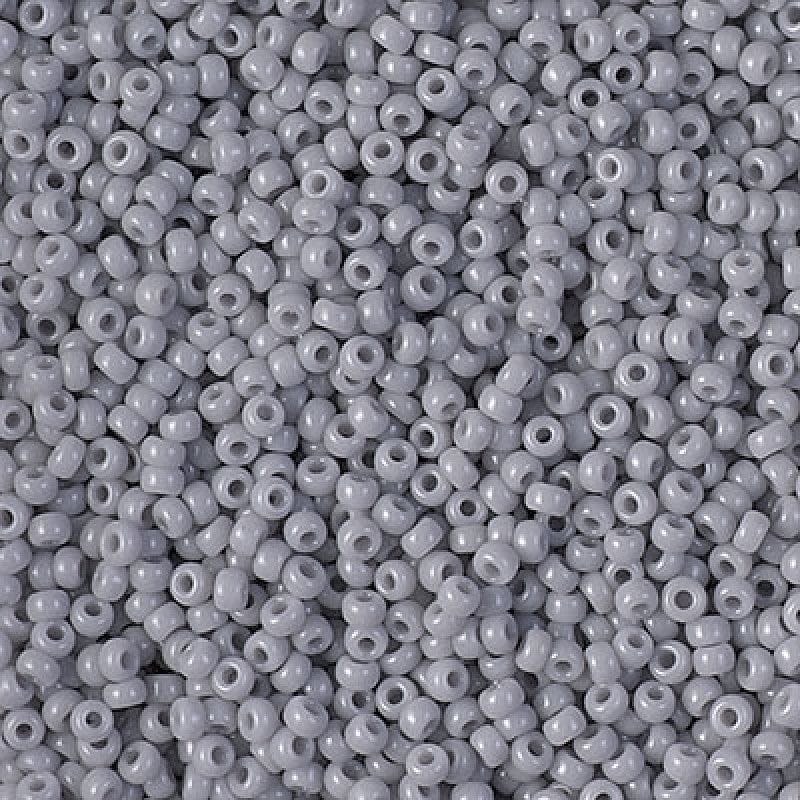 Miyuki Beads, MiyukiRoundBeads11/0-0498 Opaque Cement Gray